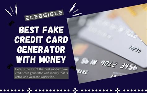 fake credit card bag|Credit Card Generator .